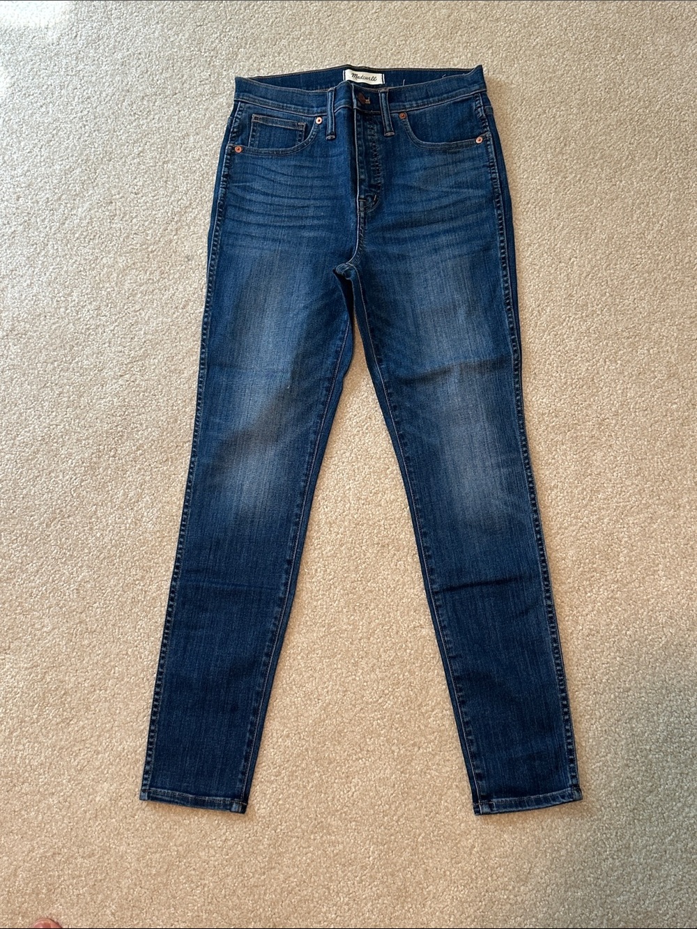 Madewell Indigo High-Rise Skinny Jeans